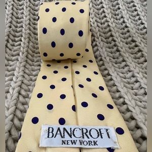 Bancroft NY All silk tie